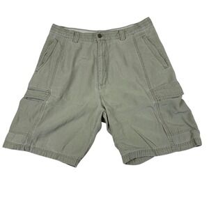 Tommy Bahama Relax Mens 36 Cargo Shorts Olive Green Tencel Cotton Comfy